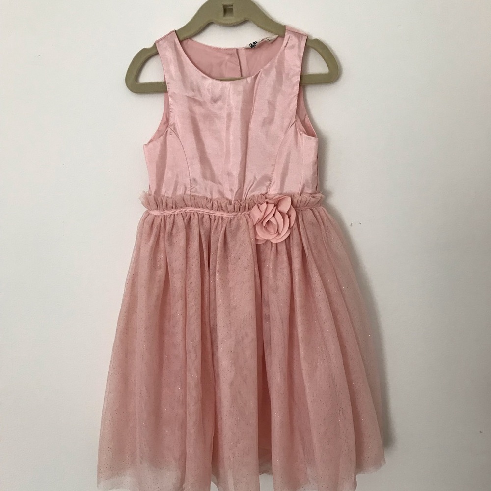 Girls Pink Party Dress
